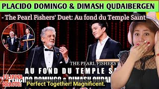 [REACTS] : Placido Domingo & Dimash Qudaibergen - The Pearl Fishers’ Duet: Au fond du Temple Saint