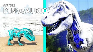 LA HISTORIA DEL PEQUEÑO DINOSAURIO REX CELESTIAL!! Evoluciono contra Demonio ARK Soy un Dinosaurio