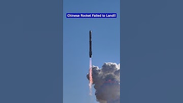 中国の再使用型ロケット、着陸失敗!! #shorts