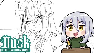 Arknights 🐉 Drawing Dusk