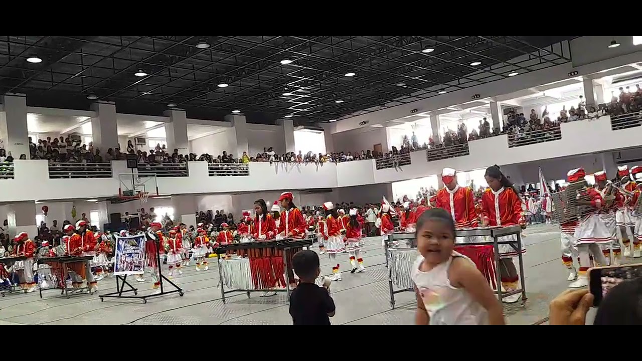 Luna Community School marching band exhibition during the Dap ayan Festival 2026