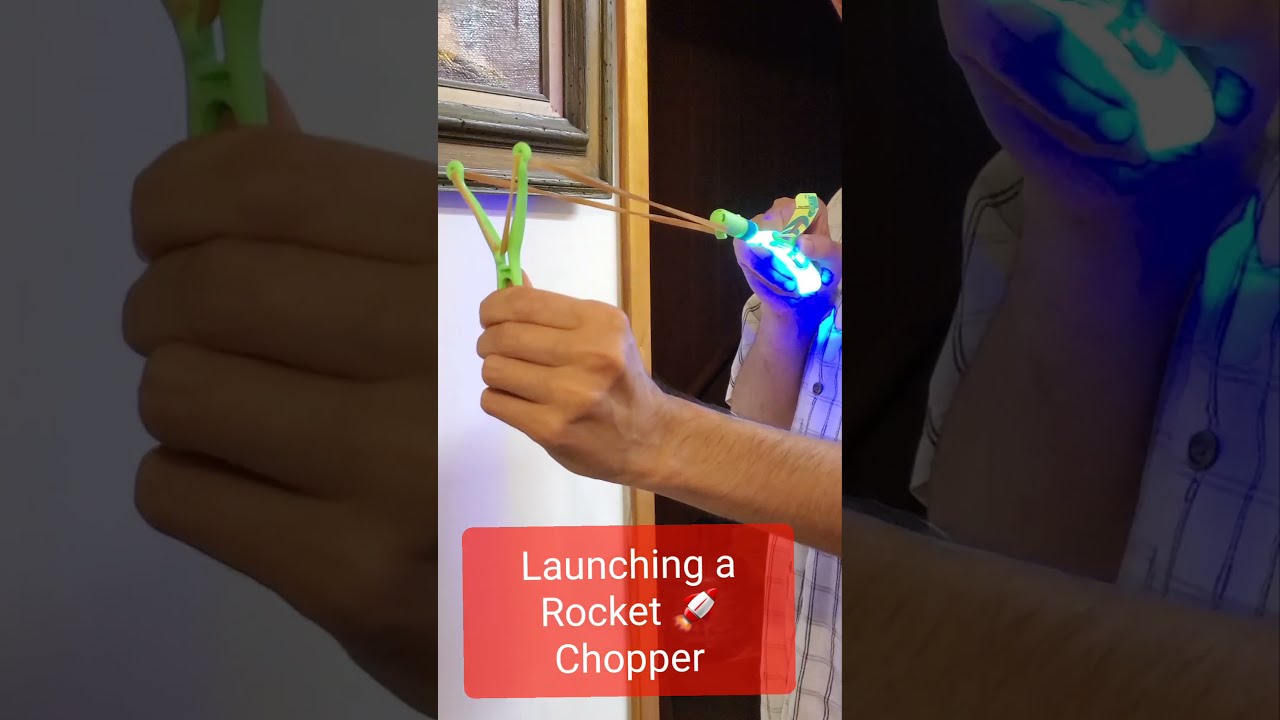 Launching a Rocket 🚀 Chopper #shorts - YouTube
