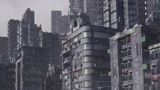 Fiddling in 3d - old buildings apocalypse hong kong inspired kowloon