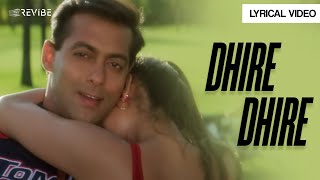 Dhire Dhire (Lyrical Video) | Udit Narayan | Alka Yagnik | Yeh hai Jalwa