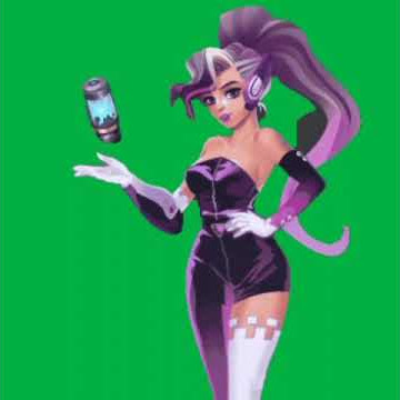 Mentahan Green Screen Anime 3D Cewek terbaru ❗#greenscreen #anime #animasi