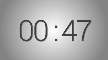 47 Seconds countdown Timer - Beep at the end | Simple Timer (forty-seven sec)