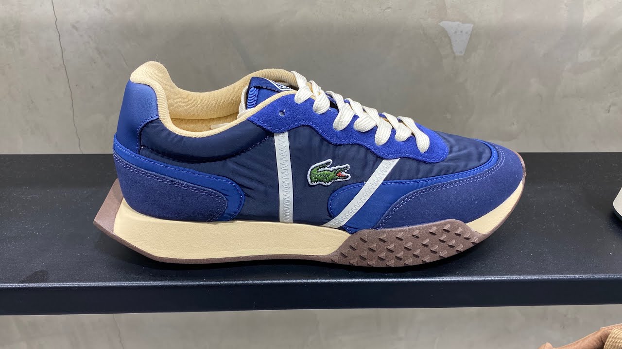Lacoste Women's L-Spin Deluxe 3.0 Sneakers (Navy/Dark Gum) - Style
