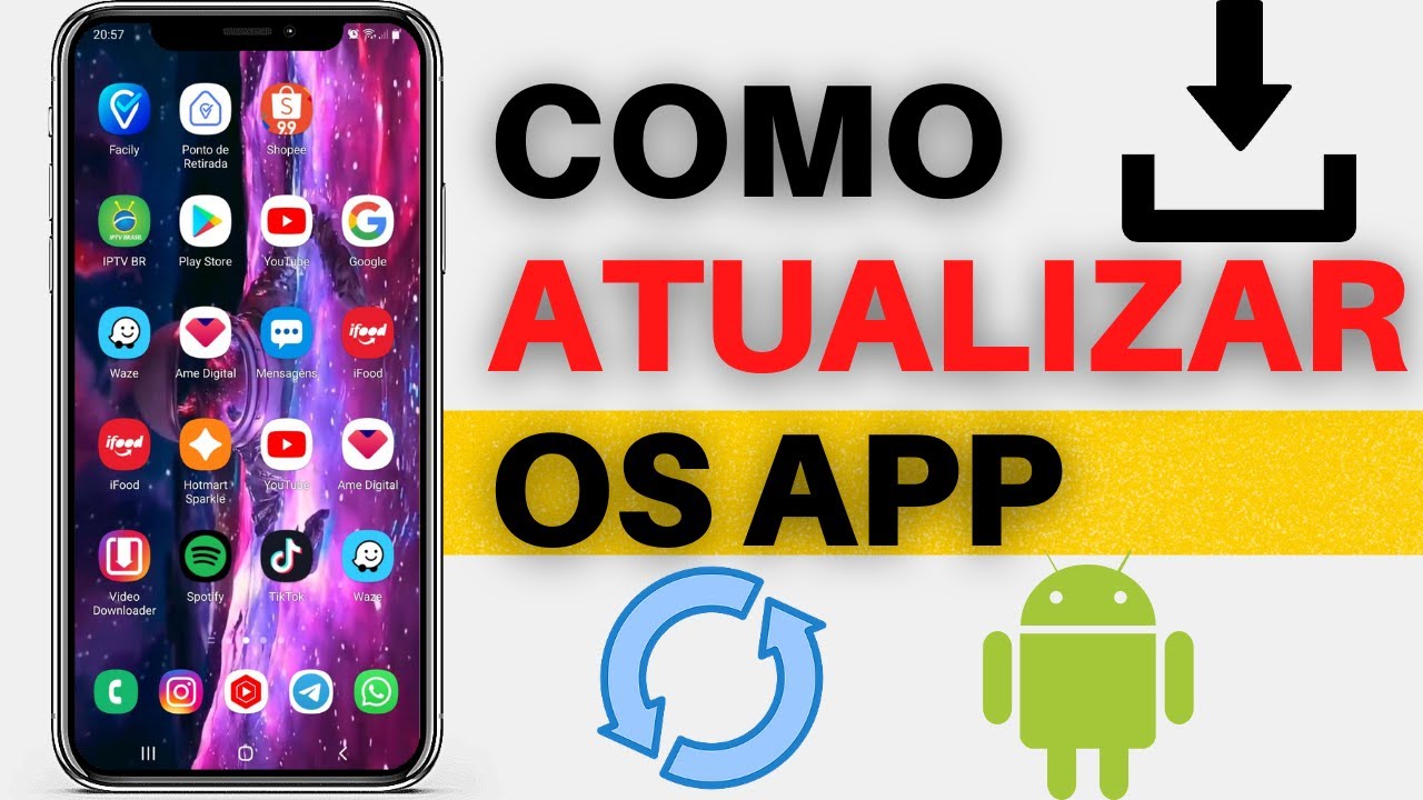 😍 Versão Atualizada, Como Atualizar Todos Os Aplicativos Do Celular ...
