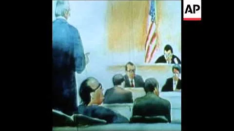 SYND 20-2-74 TRIAL OF US ATTORNEY GENERAL JOHN MITCHELL OPENS IN NEW YORK