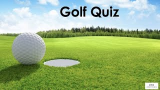 Golf Quiz 1