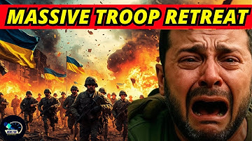 Ze vluchten uit Oekraïne terwijl de Russische OPmars het front verbrijzelt!