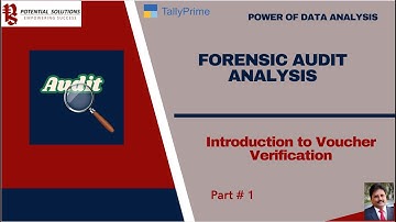 Forensic Audit Analysis – Introduction to Voucher Verification