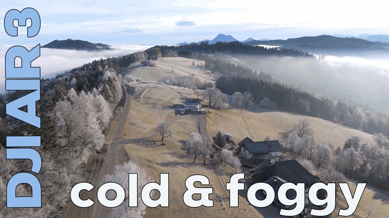❄️Gahberg | cold & foggy | DJI Air 3 | 4K |  