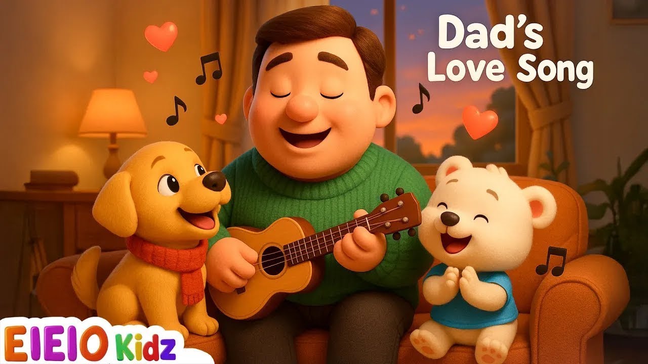 Dad’s Love Song ❤️ | Sweet Nursery Rhymes for Kids