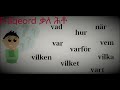 Frågeord ቃለ ሕቶ svenska  tigr