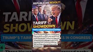 Tariff Showdown:Three Republicans Break Ranks in Blow to Trump #trump #politics #maga #economy #news