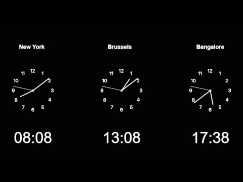 World Clock Live Now - Major Cities