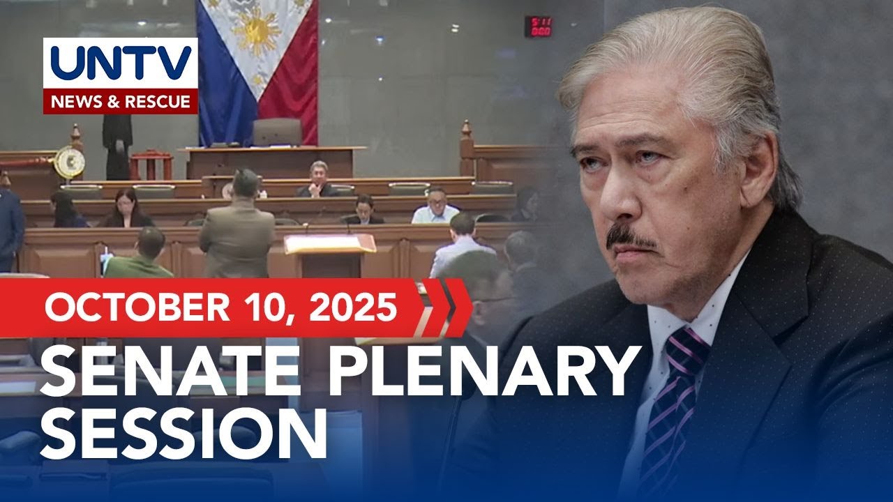 LIVE REPLAY: Senate Plenary Session | October 10, 2025