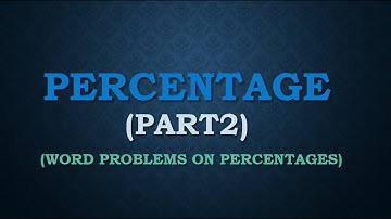 How to solve Word Problems on Percentages (Part2) #cat  #gmat  #bank