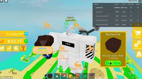 I finally got meteorite in lifting simulator!