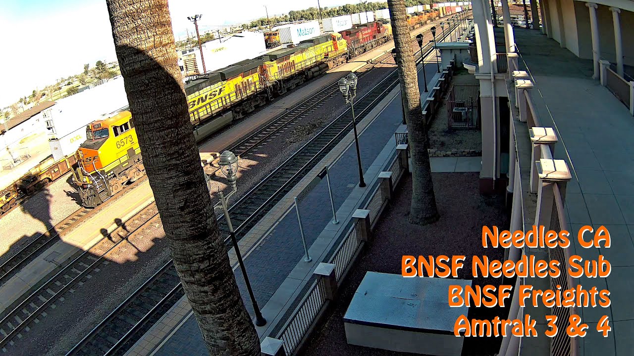 Needles, CA | BNSF Needles Sub, MP 578 - East (Chat) | SouthWest RailCams LIVE
