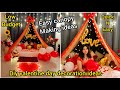 Diy valentine day decoration ideas// easy canopy making ideas// diy canopy making idea