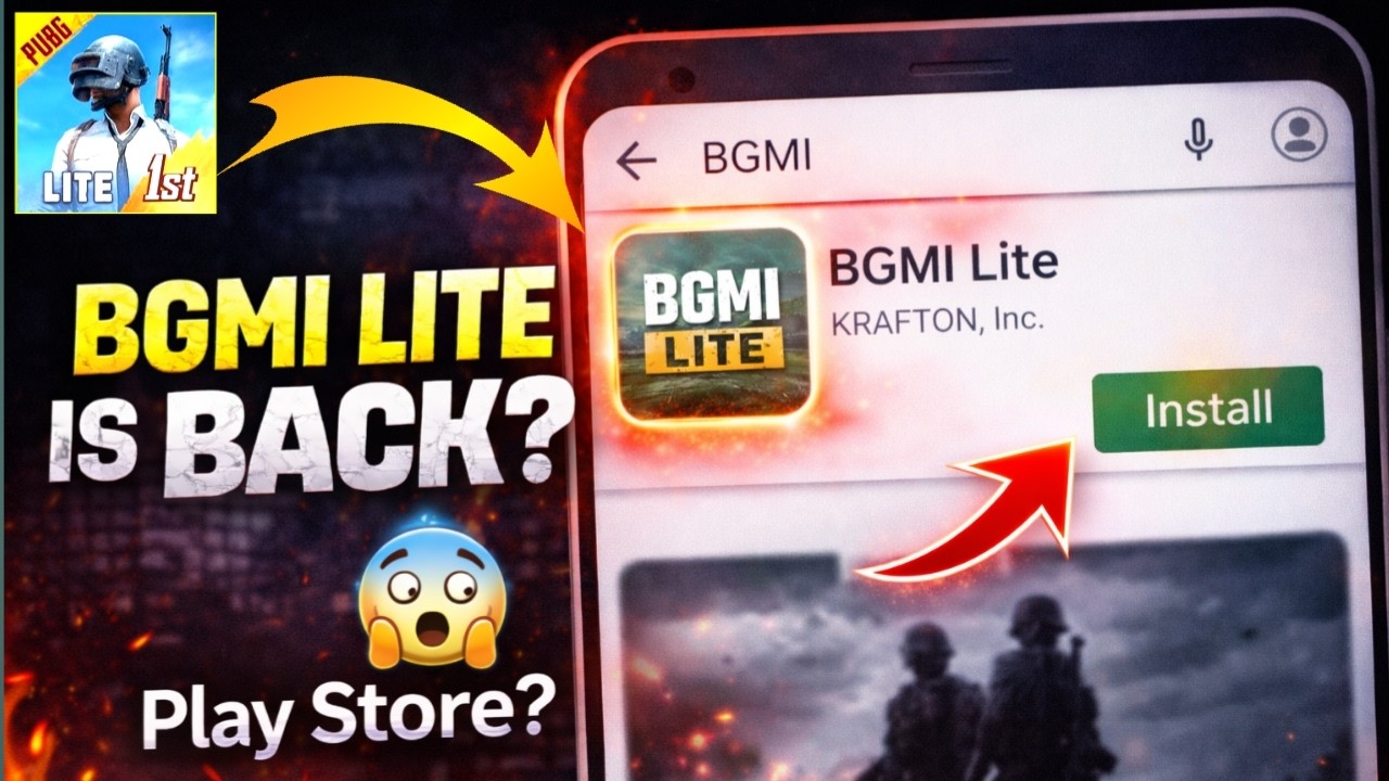 BGMI Lite On Play Store? 😱 | Pubg Lite new update | BGMI Lite Release Date | BGMI LITE news
