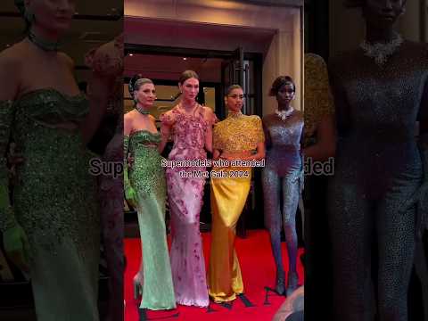 Supermodels in Met Gala 2024🤩❤️‍🔥 #shortsfeed #supermodel #gigihadid #kendalljenner #irinashayk