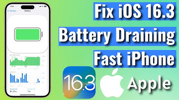 How To FIX iOS 16.3 Battery Drain Fast Issue on iPhone