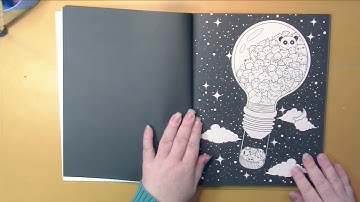 Flip & Review: Joyful World by Coco Wyo  (Adult Coloring)