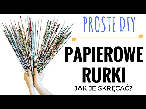 Wiklina papierowa - jak skręcać rurki? ★TUTORIAL NA TUTKI★