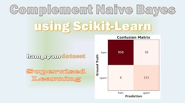 Complement Naive Bayes using Scikit-Learn