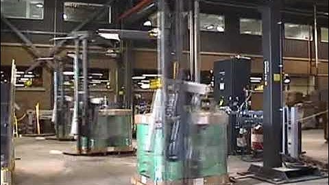 Wulftec WRTA-150 / Three synchronized stretch wrapper