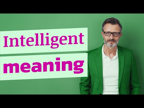 Intelligent | Meaning of intelligent