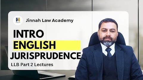 Sources of Law in English Jurisprudence | Lecture 2 | Faryad Ali Ghumman