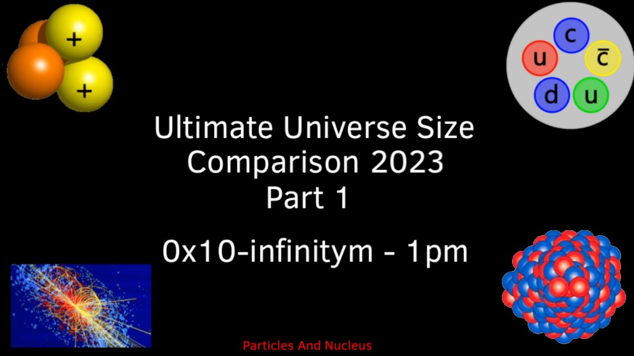 Ultimate Universe Size Comparison 2023 Part 1 YouTube