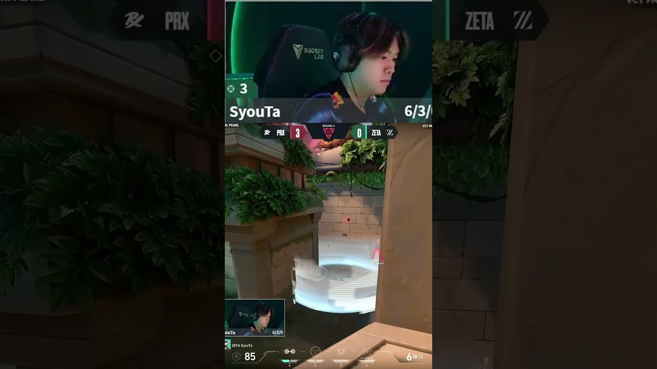 Zeta Syouta 1v4 against PRX