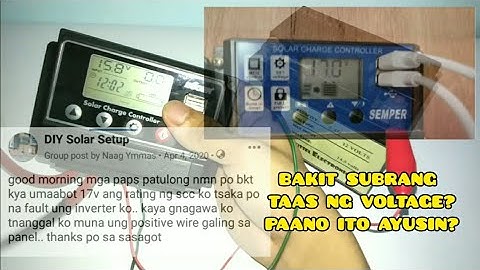 PAANO ANG PAGKABIT NG SOLAR CHARGE CONTROLLER HOW TO INSTALL SOLAR CHARGE CONTROLLER PWM SCC
