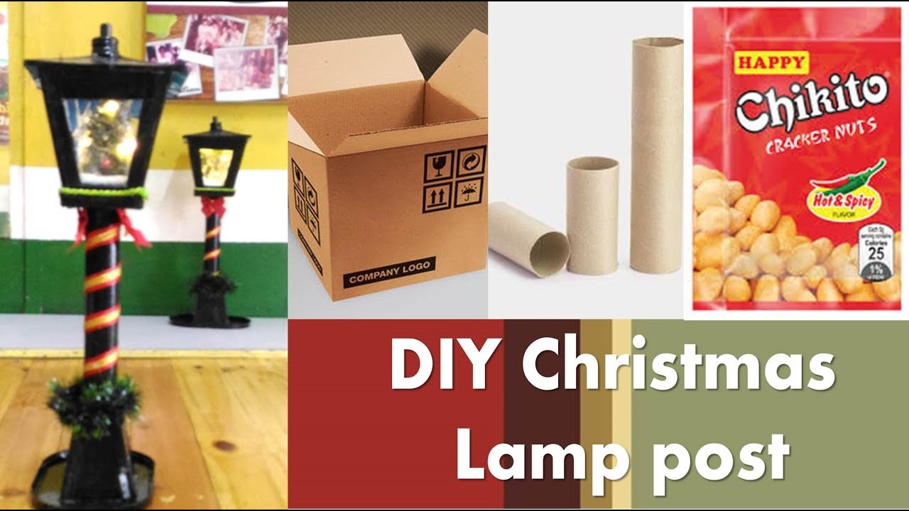 DIY Christmas Lamp Post: Light up your Holiday Decor with this Easy ...