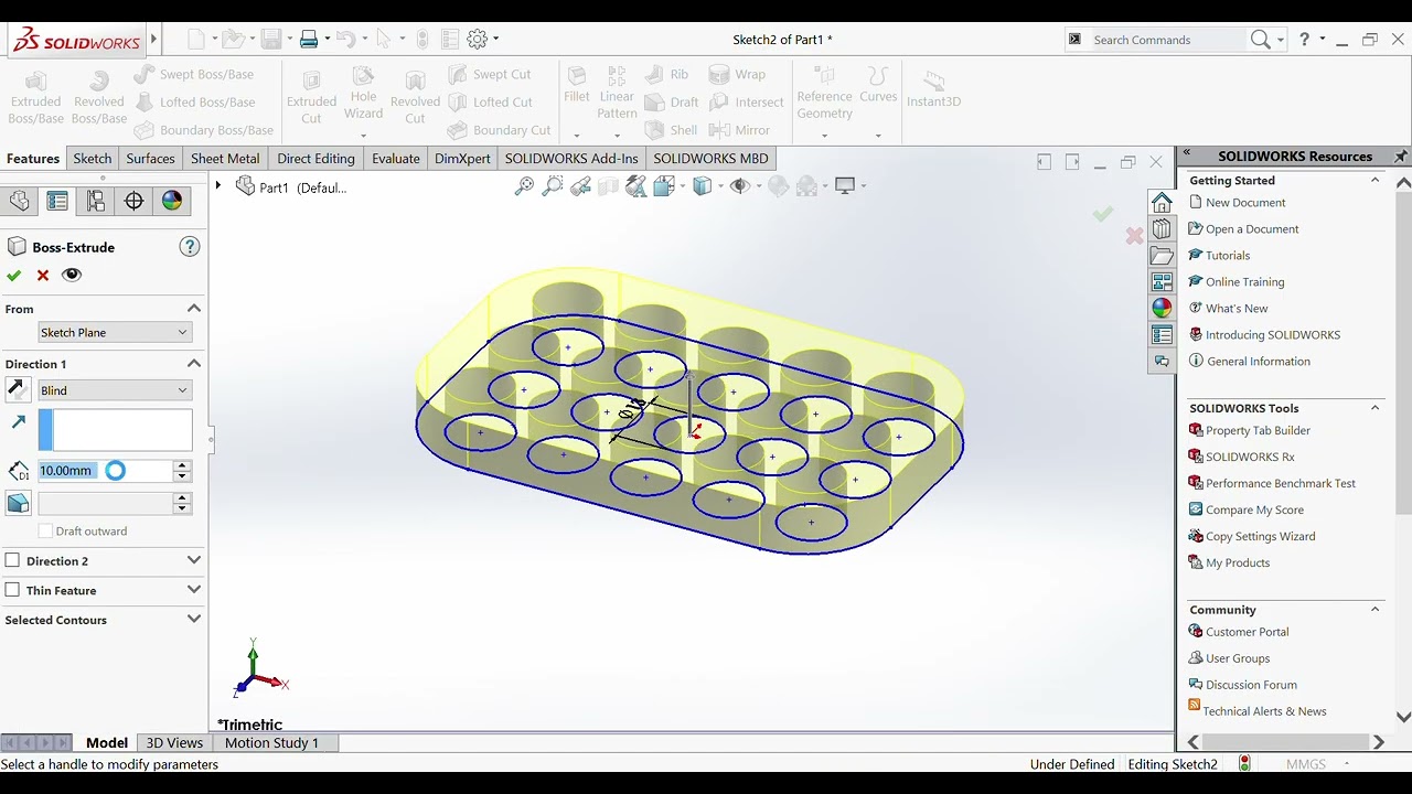 SOLIDWORKS Premium 2016 x64 Edition Sketch1 of Part1 2026 07 31 19