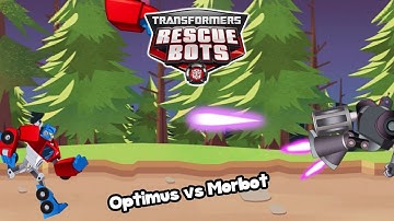 Transformers Rescue Bots: Hero - Optimus Prime vs Morbot