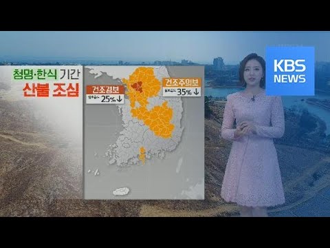 [날씨] 큰 일교차 주의, 전국 대기 매우 건조 / KBS뉴스(News)