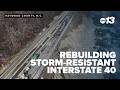 NCDOT rebuilds I-40 in Pigeon River Gorge with storm-resistant design