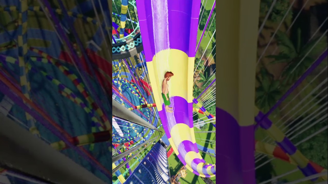 Необычная водная горка - Planet Coaster 2 