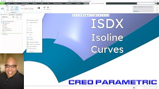 Creo Parametric - ISDX - Curve From Surface & Isolines | Style Curves