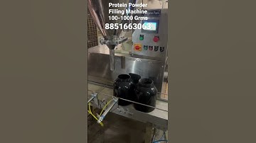 Fully Automatic Protein Powder Filling Machine PLC Touch Screen Servo Motor Screw Conveyor Machine