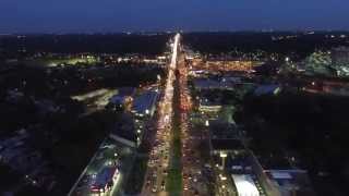 Woodward Cruise 2015 R/C aerial views_driving footage