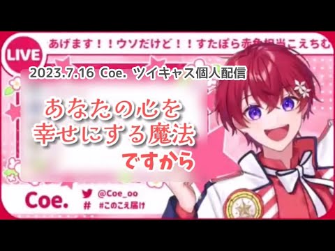 【すたぽら切り抜き】最終奥義ちむちむりーんの使い方【Coe.】【文字起こし】