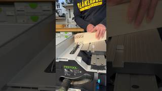 Using The Festool Cordless Slide Saw To Cut Some Angled Tenons #Woodworking #Maker #Tools