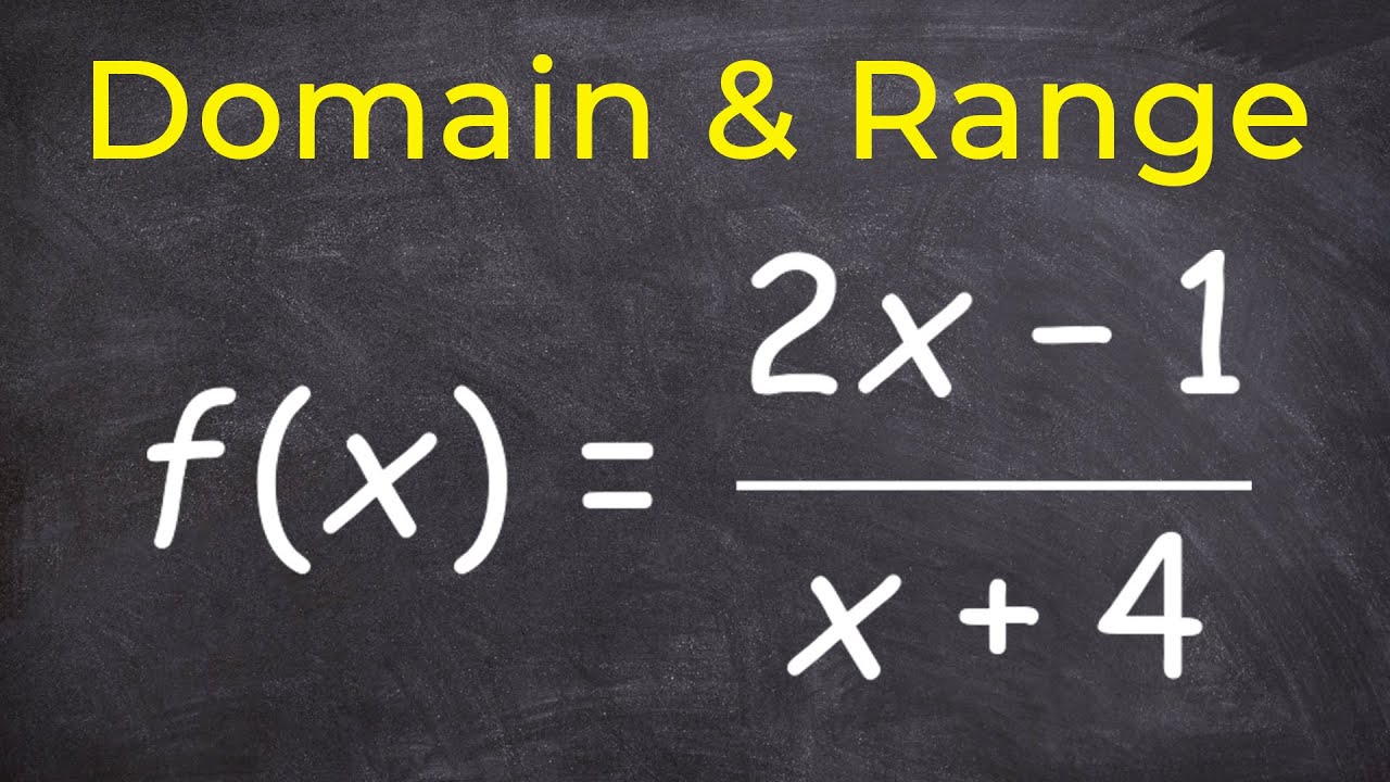 Domain and Range of Functions (video lessons, examples, solutions)